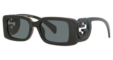 Gucci Eyeglasses GG1325S BLACK-BLACK-GREY/001