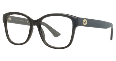 Gucci Eyeglasses GG1340O BLACK-BLACK-TRANSPARENT/001