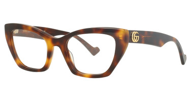 Gucci Eyeglasses GG1334O HAVANA-HAVANA-TRANSPARENT/002