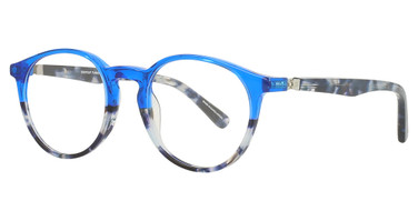 Easyclip Eyeglasses EC656 Transparent Blue & Blue Tortoise/50