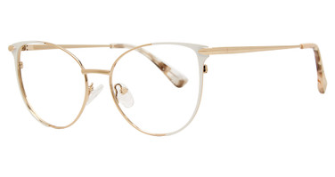 Konishi Eyeglasses KONISHI KF8632 White/Gold/C2