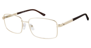 Caliber Eyeglasses Dev Gold/GLD
