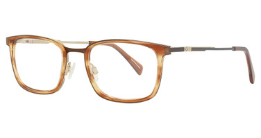 Easyclip Eyeglasses EC617 Brown Havana / Brown & Gold/10