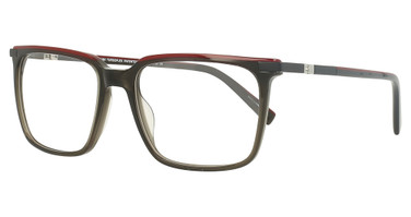 Takumi Eyeglasses TK1231 Crystal Black & Burgundy/90