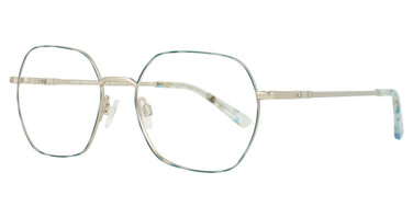 Takumi Eyeglasses TK1243 Blue Tortoise & Silver/50