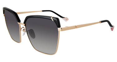 Yalea Eyeglasses SYA100 Black/Gold 0300