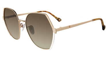 Yalea Eyeglasses SYA101 White/Gold 033M