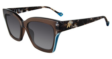 Yalea Eyeglasses SYA107V Transparent Brown/Blue 0T88