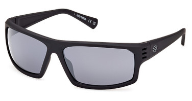 Harley-Davidson Eyeglasses HD0983X matte black / smoke polarized/02D