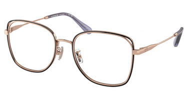 COACH Eyeglasses HC5160D SHINY ROSE GOLD / BLACK/9331