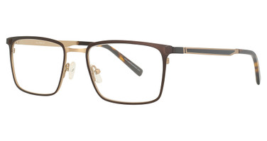 HeadLines Eyeglasses HL-1538 MATT BROWN/GOLD/C3