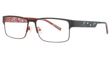 Encore Vision Eyeglasses Grizzly Bear Black/Red