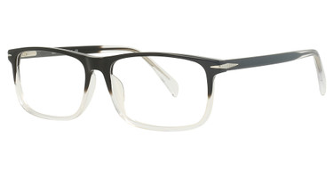 Gridiron Eyeglasses PILOT SHINY BLACK CRYSTAL FADE/C3