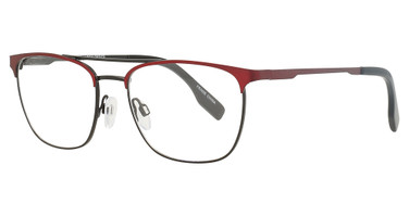 JBX Eyeglasses Denver Black/Red/45