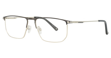 Haggar Eyeglasses H298 Gun/Silver/55