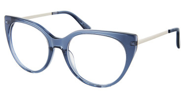 Derek Lam Eyeglasses HOLLIE BLUE GREY CRYSTAL/CRYBL