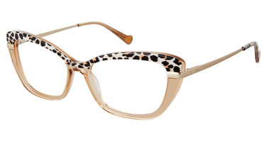 BETSEY JOHNSON Eyeglasses COOL CAT Leopard/LEO