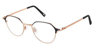 Kliik:denmark Eyeglasses K-748 BLACK ROSE GOLD/M200
