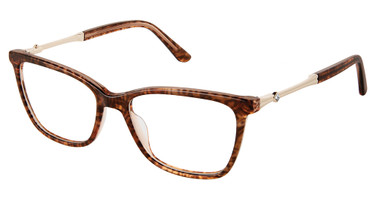 Superflex Eyeglasses SF-635 BROWN LEOPARD GOLD/S302