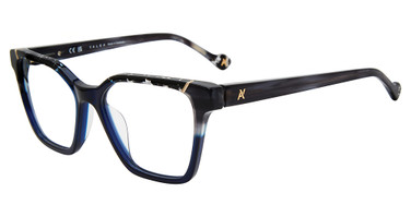 Yalea Eyeglasses VYA096V Shiny Transp. Blue 0955