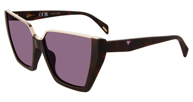 Police Eyeglasses SPLL33 Shiny Dark Havana 0752