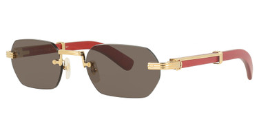 Cartier Eyeglasses CT0362S GOLD/004