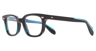 Cutler and Gross Eyeglasses CGOP952147 TEAL ON BLACK/001