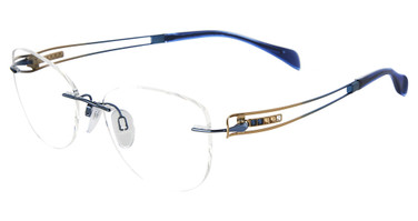 Line Art Eyeglasses XL 2173 Blue/BL