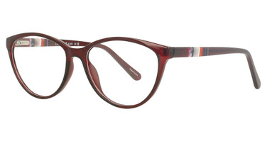 Enhance Eyeglasses 4389 Burgundy