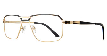Eight to Eighty Eyewear Eyeglasses DEACON Black Gold