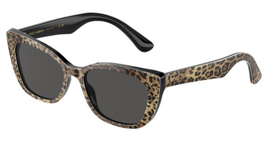 DOLCE & GABBANA KIDS Eyeglasses DX4427 LEO BROWN/BLACK/316387