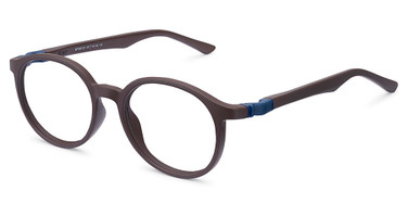 BFlex Eyeglasses B-GENUINE BROWN BLUE/1