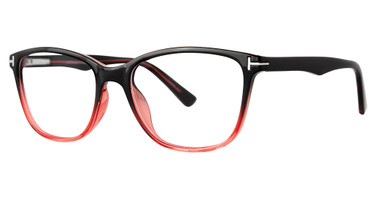 Gotham Eyeglasses GOTHAM FLEX 87 BLACK RED