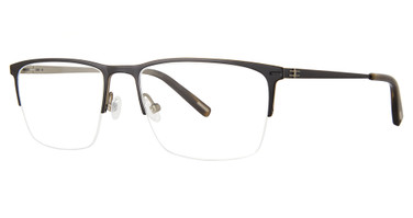 Jhane Barnes Eyeglasses Partial Black/BK