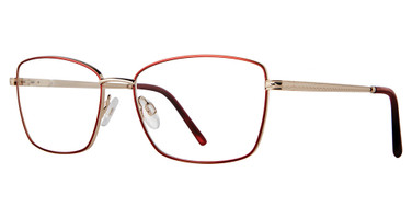 Vivid Eyeglasses EXPRESSIONS 1136 burgundy/gold