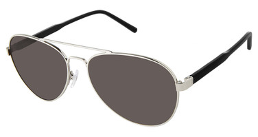 Superflex Eyeglasses SFS-2010 SILVER BLACK/S105