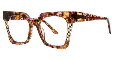 Times Square Eyeglasses TIMES SQUARE CRUSH BROWN MARBLE