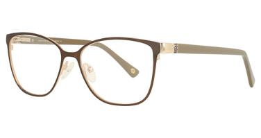 Sans Pareil Eyeglasses Linda Evans 387 Matte Brown