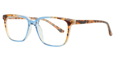 Advantage Eyeglasses W912 BLUE CRYSTAL/TORTOISE