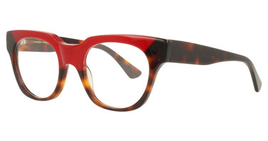 ILLA Eyeglasses Primavera C34G BROWN TORTOISE/RED MILKY
