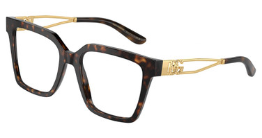 DOLCE & GABBANA Eyeglasses DG3376B HAVANA/502