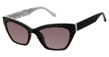 Lulu Guinness Eyeglasses L191 Black/red/BLK