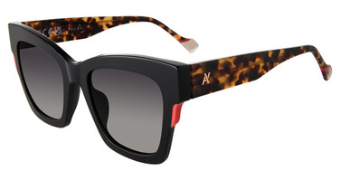 Yalea Eyeglasses SYA120 Shiny Black 0700