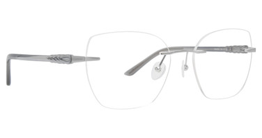 Totally Rimless Eyeglasses Feather(370) Silver/SIL