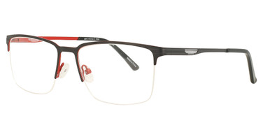 Adin Thomas Eyeglasses AT-604 Black / Red/1