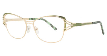 BLUSH VISION Eyeglasses LORRAINE GOLD/MOSS