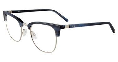 Jones New York Eyeglasses VJOM551 Blue Horn 0J87