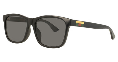 Gucci Eyeglasses GG0746SA BLACK-BLACK-GREY/001