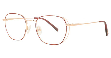 Flower Eyeglasses FLR6042KP Garnet /Shiny Rose Gold/604