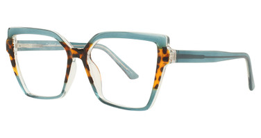 Enhance Eyeglasses 4441 Green/Tortoise